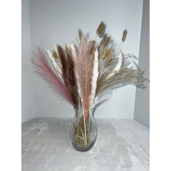 Pink Pampas Grass Arrangement 45pc - Picture 2 of 3